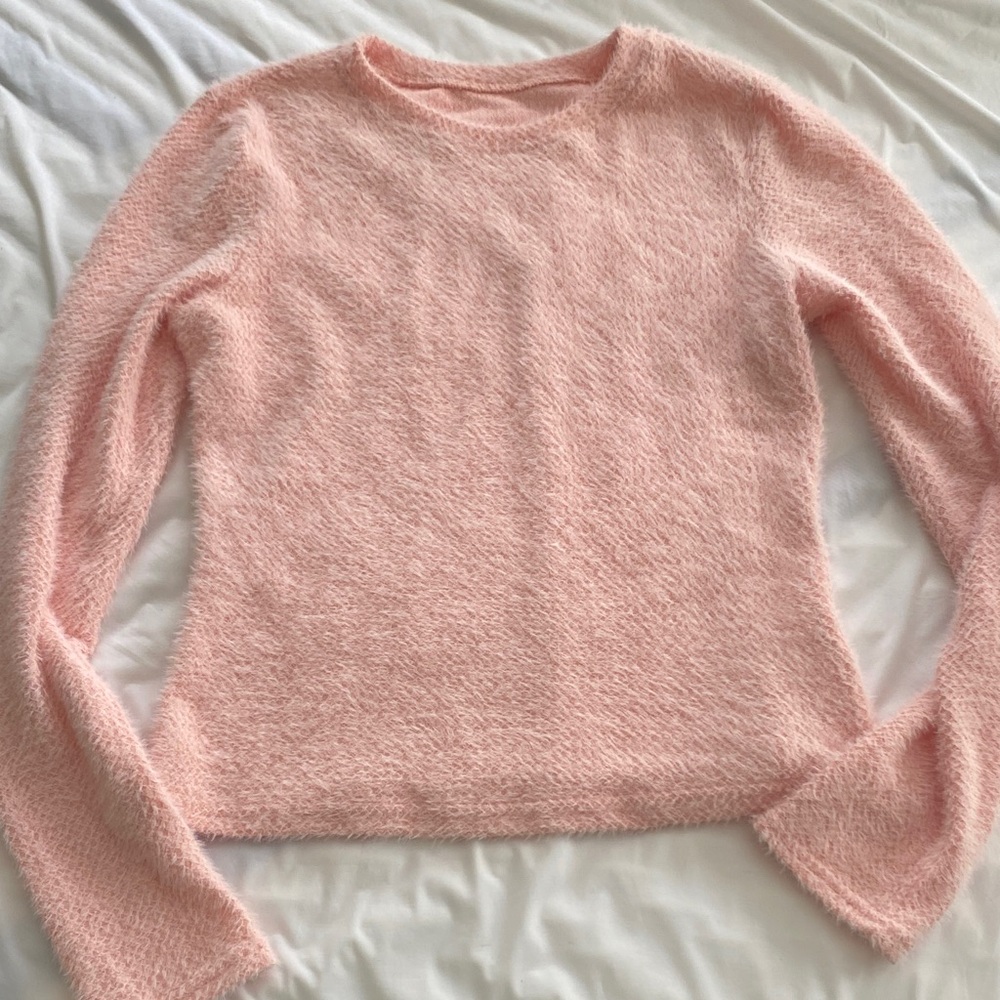Soft Pink Women's Crew Neck Sweater